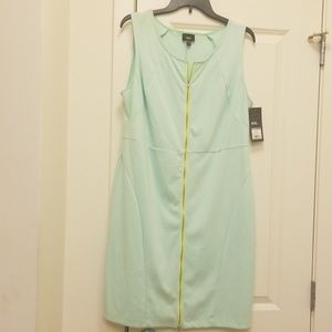 NWT Mossimo Mint and Yellow Bodycon Dress